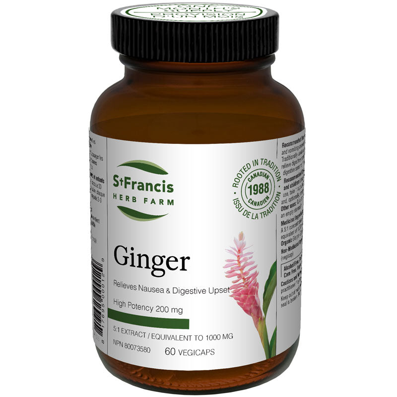 St. Francis Ginger Herbal Capsules