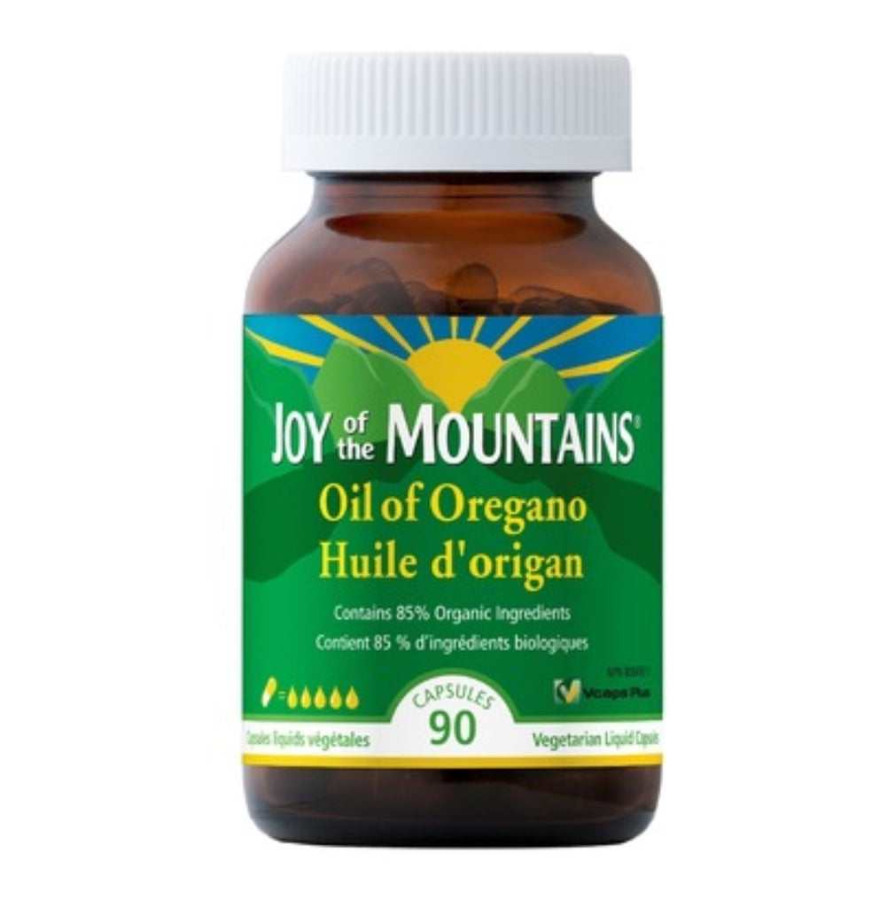 Joy of the Mountains Certified Organic Non-GMO Wild Oregano Oil 90 capsules