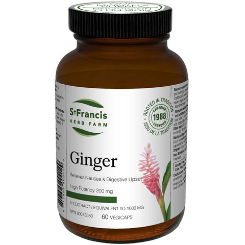 St. Francis Ginger Herbal Capsules