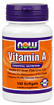 Now Vitamin A 10,000 IU - 100 Softgels