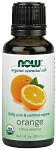Now Organic Orange Essential Oil 1 oz.